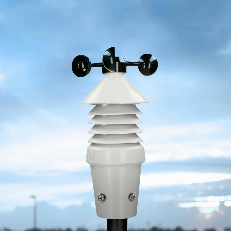 Alecto WS-3400 - Professionelle Wetterstation mit kabellosem Außensensor, schwarz