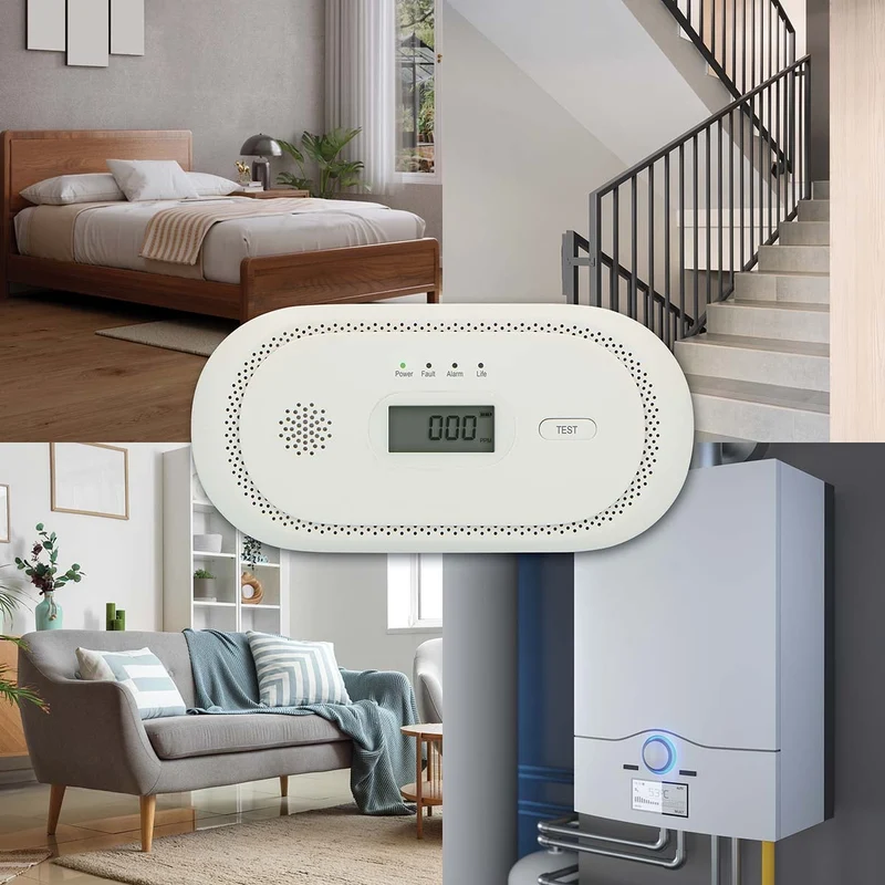 Alecto COA2650 - Kohlenmonoxidmelder mit 10 Jahren Sensorlaufzeit und Display