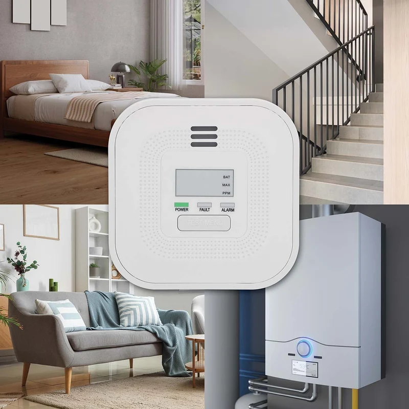 Alecto COA4010 - Kohlenmonoxidmelder mit Display und 10 Jahren Batterie- und Sensorlaufzeit