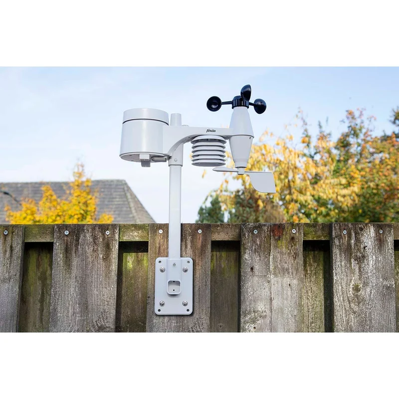 Alecto WS5400 - Professionelle 8-in-1 WLAN Wetterstation mit App und kabellosem Außensensor
