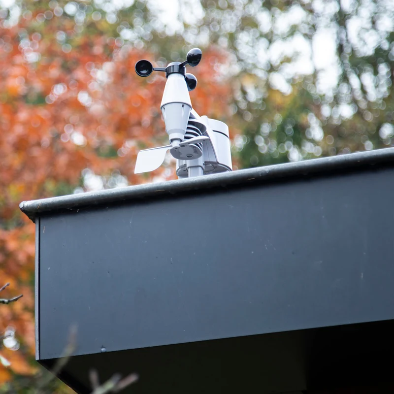 Alecto WS5400 - Professionelle 8-in-1 WLAN Wetterstation mit App und kabellosem Außensensor