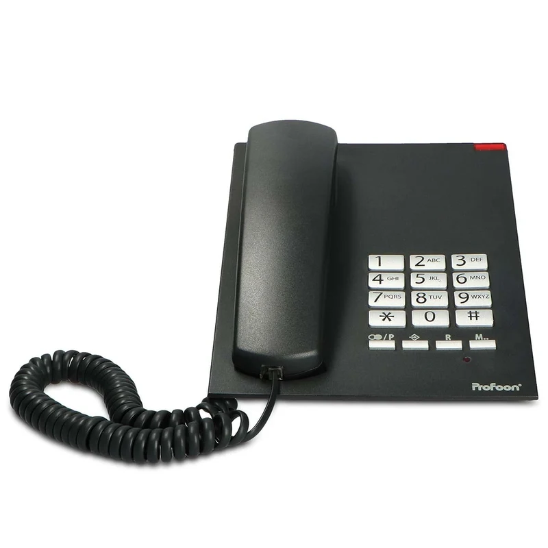 Alecto CW20 - Schnurgebundenes Telefon Schwarz