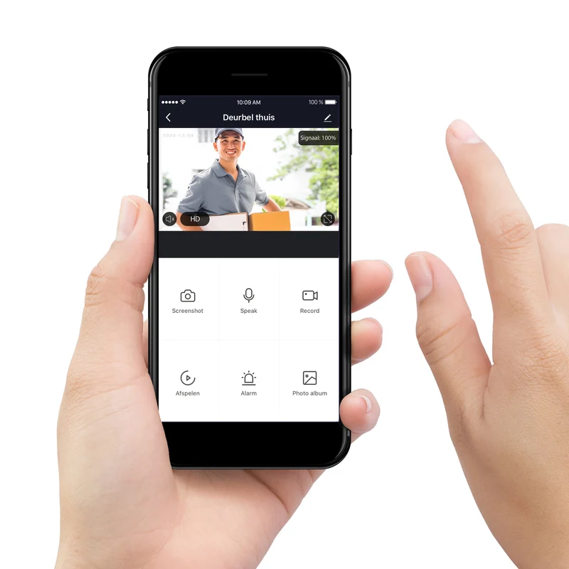 Alecto SMART-RING SET - Smarte WLAN-Türklingel mit Kamera (SMART-RING20) mit zusätzlicher Türklingel (SMART-RING-BELL)