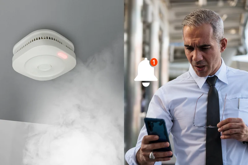 Alecto SMARTSMOKE11 4 - WLAN Smart Rauchmelder - 4 Stück - Weiß