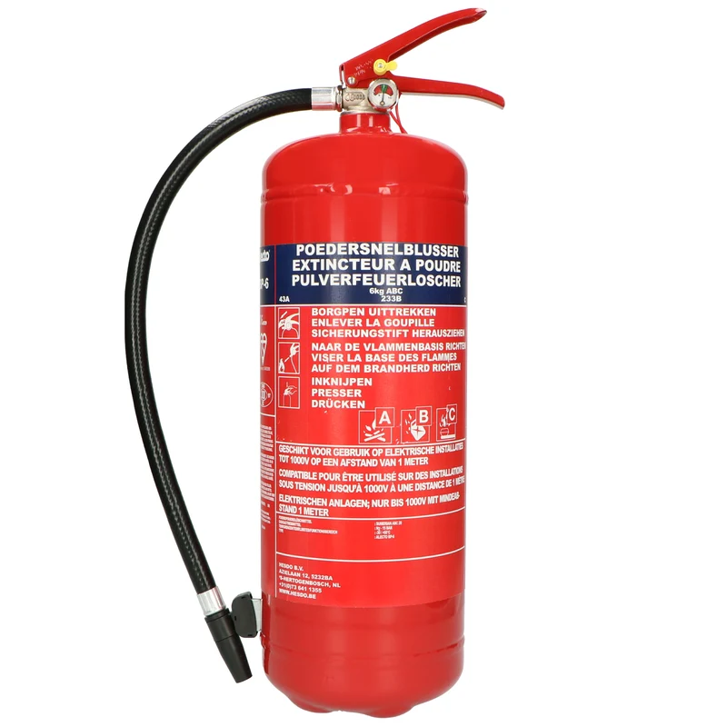 Alecto AL-BP6 - Pulverfeuerlöscher - 6 kg