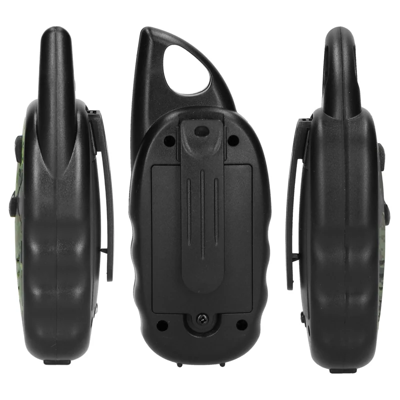 Alecto FR-05CAMO - Set mit zwei Walkie Talkies für Kinder, Reichweite von bis zu 3 Kilometern, Camouflage