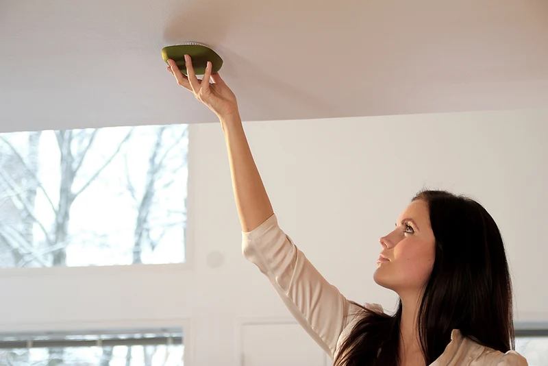 Kupu Smoke Alarms - Photoelectric, 10 year battery, easy no drill installation