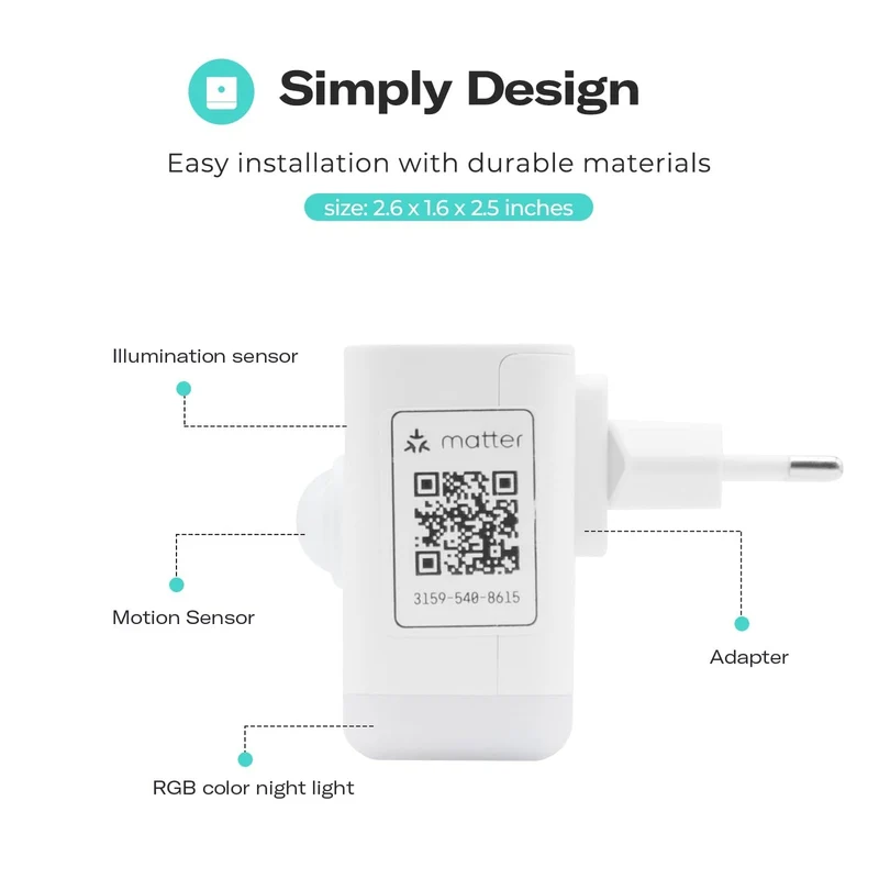 ThirdReality Smart Color Nachtlicht Typ C