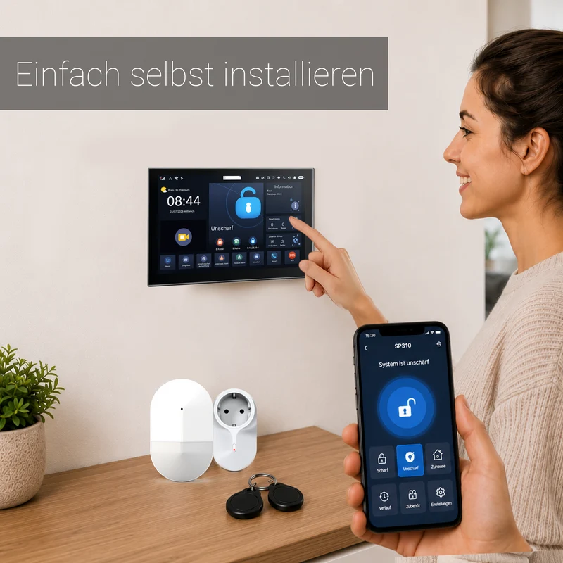 Premium Funk Alarmanlage Zentrale