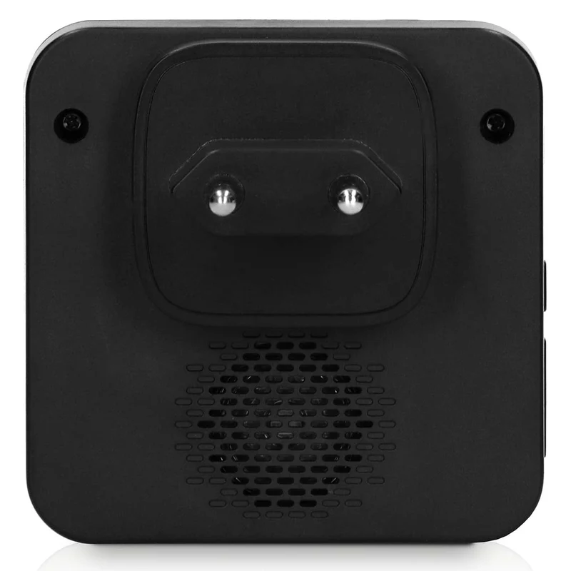 Alecto ADB30ZT - Funkklingel ohne Batterien, schwarz