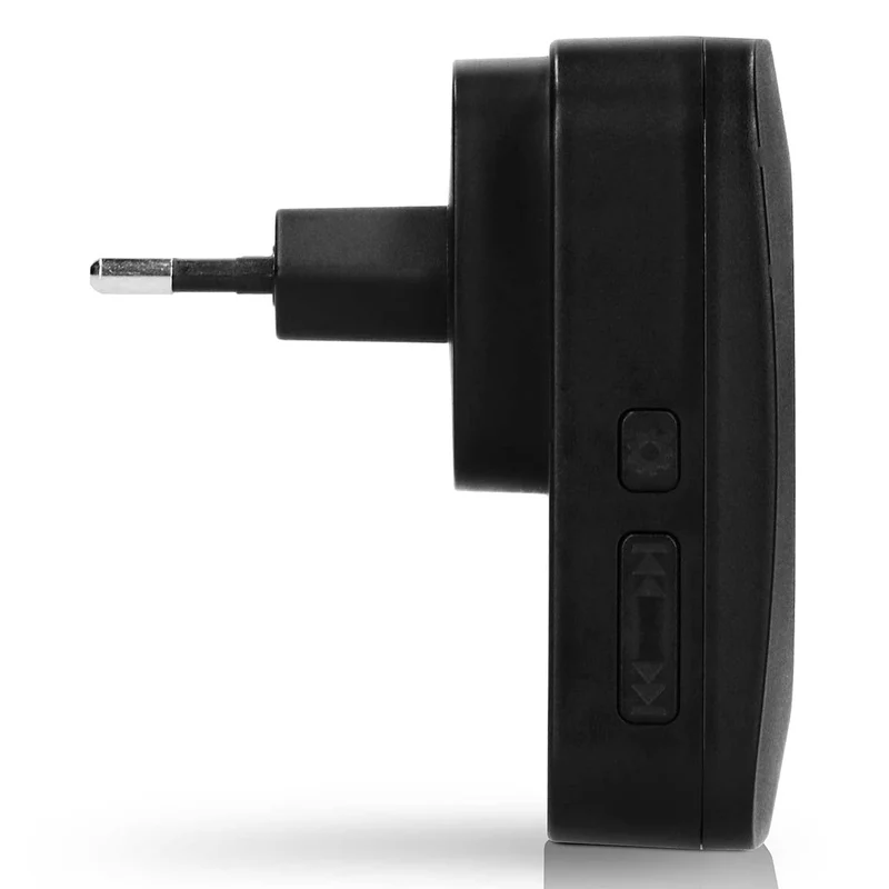 Alecto ADB30ZT - Funkklingel ohne Batterien, schwarz