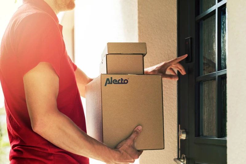 Alecto ADB30ZT - Funkklingel ohne Batterien, schwarz