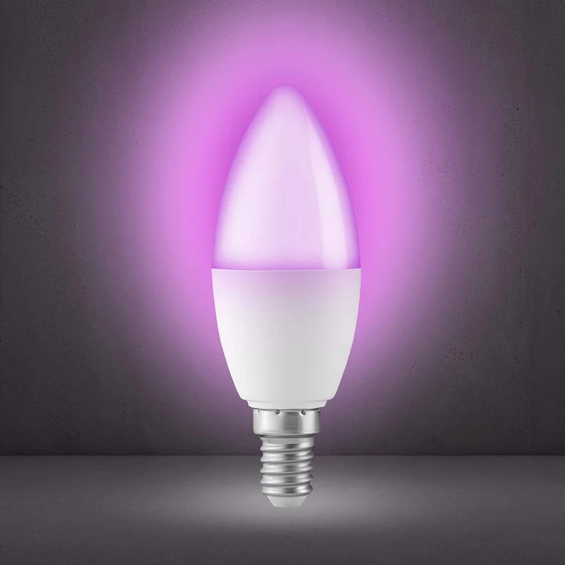 Alecto SMARTLIGHT30 - Smart-LED-Farblampe mit WLAN