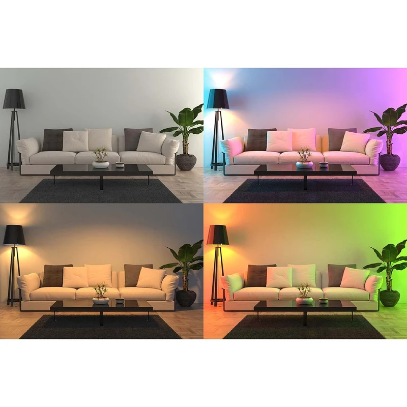 Alecto SMARTLIGHT30 - Smart-LED-Farblampe mit WLAN