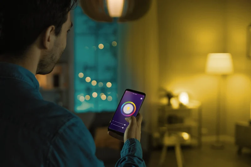 Alecto SMARTLIGHT30 - Smart-LED-Farblampe mit WLAN