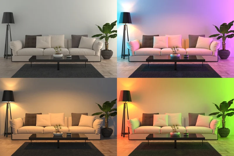 Alecto SMARTLIGHT30 - Smart-LED-Farblampe mit WLAN