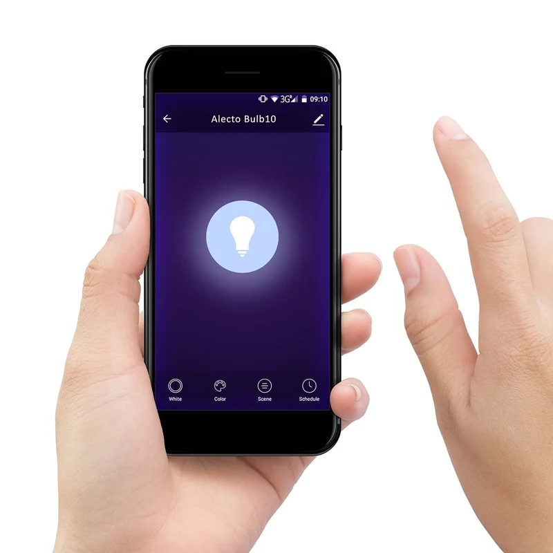 Alecto SMARTBULB10 - Smarte WLAN LED-Farblampe