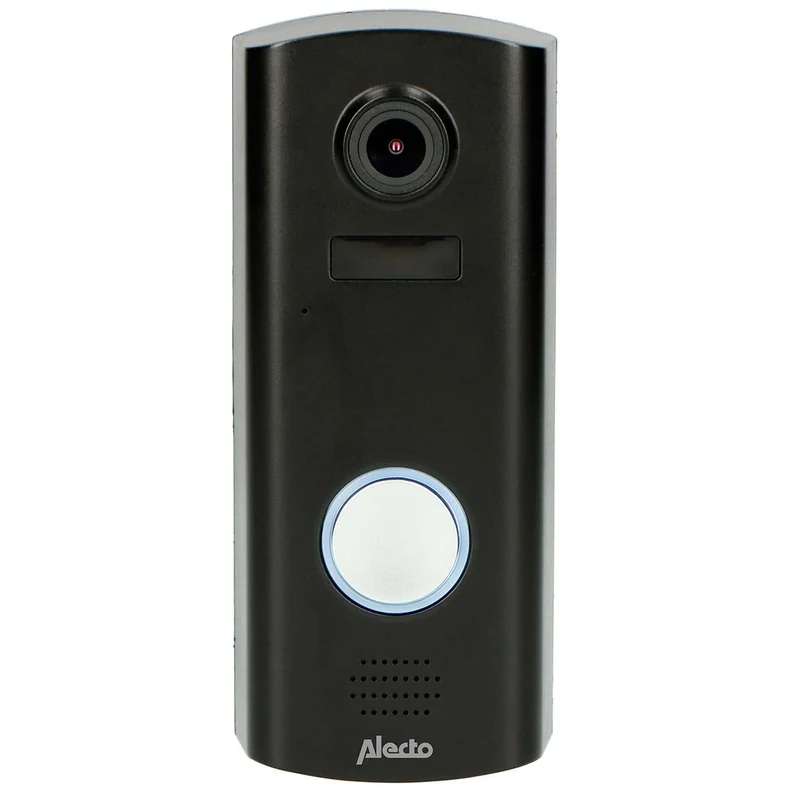 Alecto DVC600IP - WLAN-Türklingel mit Kamera - Schwarz