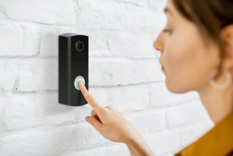 Alecto DVC600IP - WLAN-Türklingel mit Kamera - Schwarz