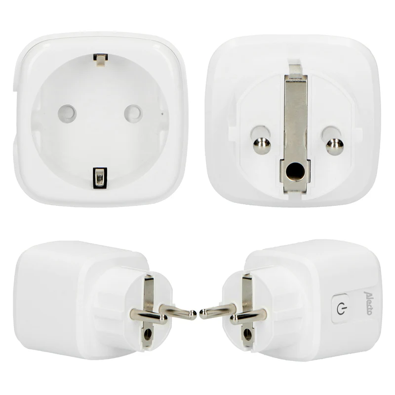 Alecto SMART-PLUG10 3 - Smart WLAN Steckdose 16A 3680W - 3 Stück - Weiß