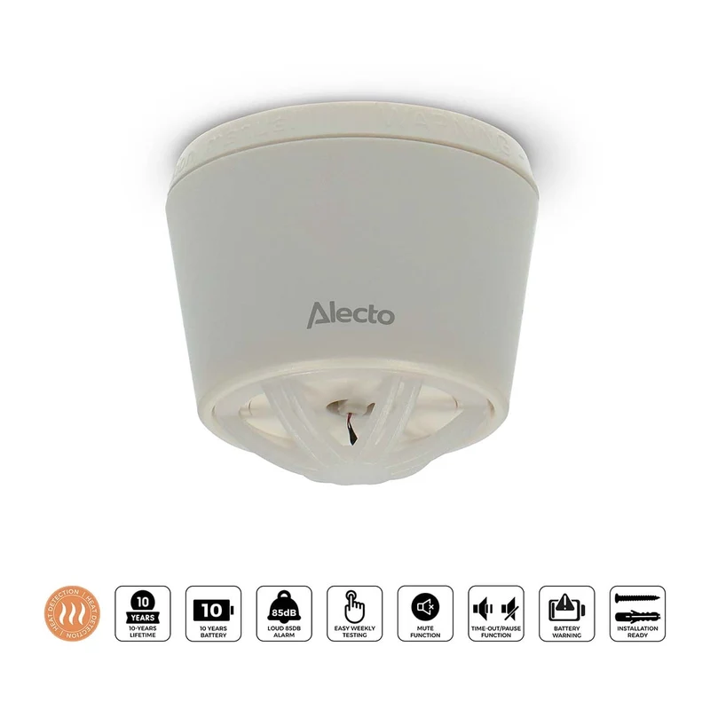 Alecto HA59 - Hitzemelder, weiß