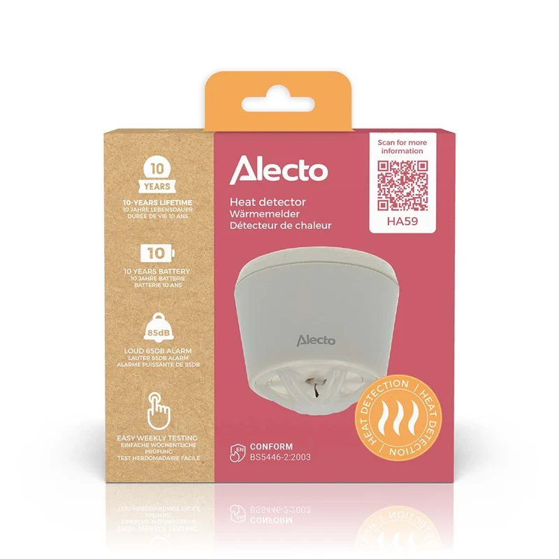 Alecto HA59 - Hitzemelder, weiß