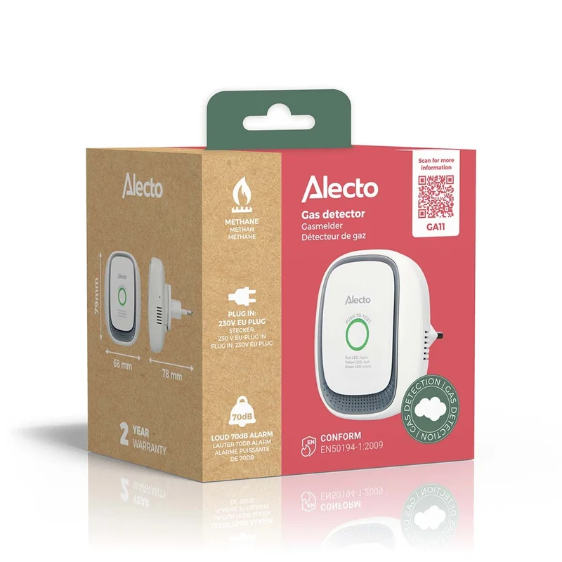 Alecto GA11 - Gasmelder für Methan
