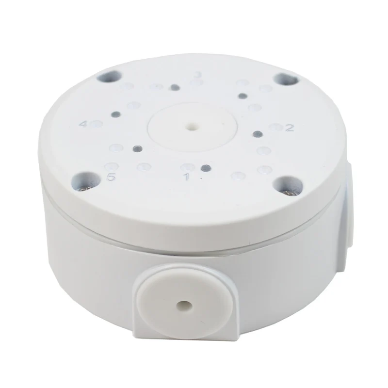Safe2Home® Kamera Montagesockel für Funk / POE Kameras - Wasserfest - Videokamera Montagebox Weiß