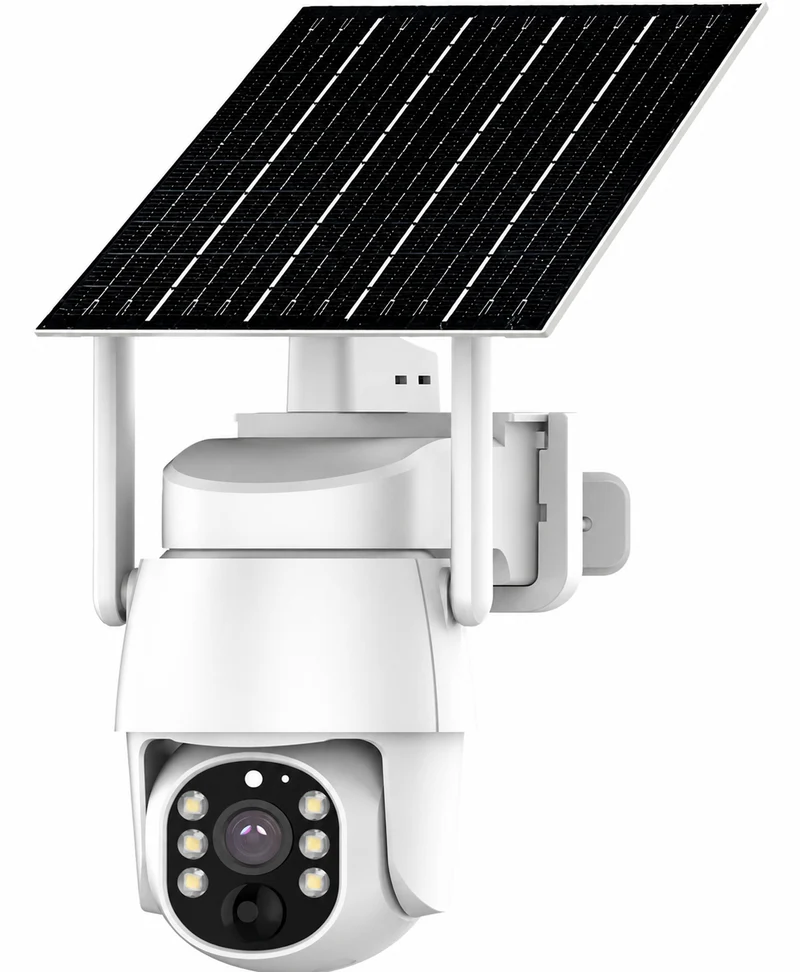 Solar Autark Kamera mit Simkarte 4G - PTZ CAM 4MP / Kompatibel mit Video NVR / WLAN Kamera