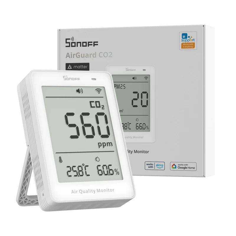 SONOFF AirGuard CO2-Luftqualitätsmonitor (Matter over WiFi)