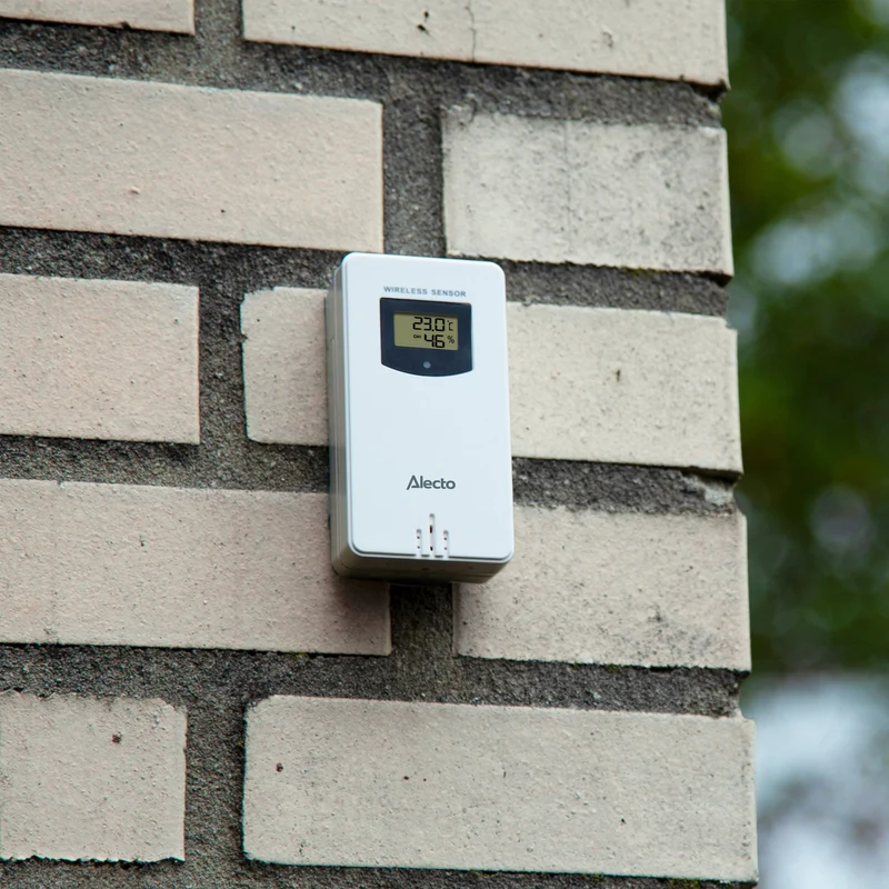 Alecto WS-1560 - Wetterstation mit kabellosem Außensensor, Bambus