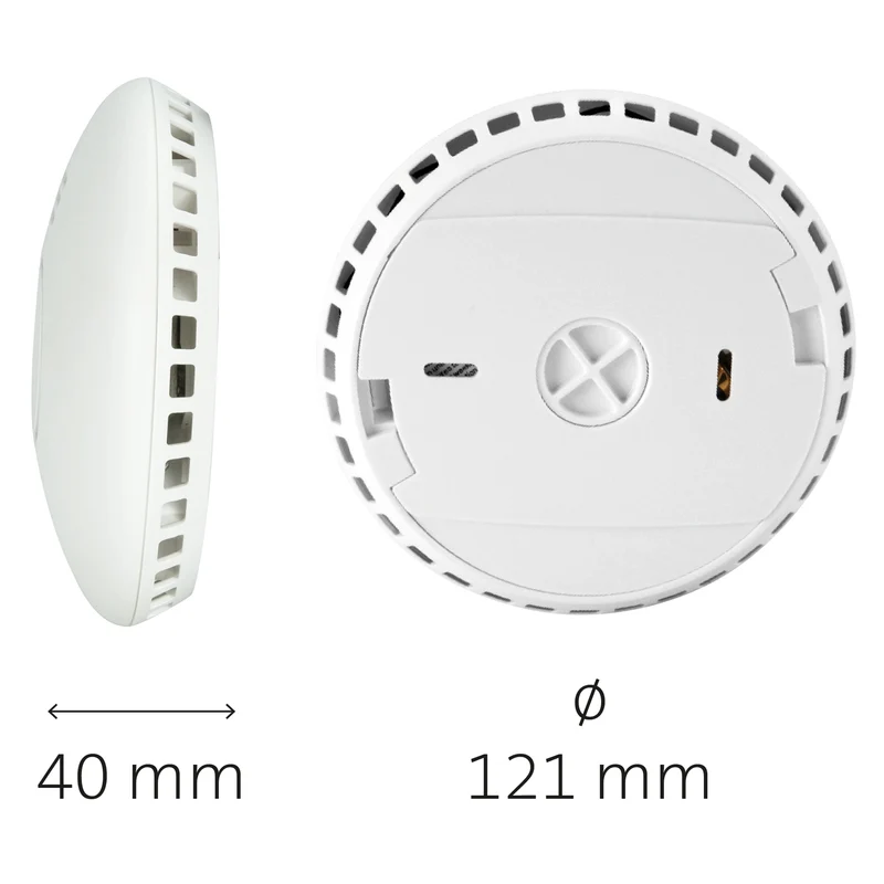 Alecto SMART-SMOKE104 - Starterset Smart Zigbee Verbindungsstück mit 3 Smart Zigbee Rauchmeldern
