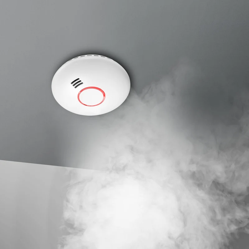 Alecto SMART-SMOKE104 - Starterset Smart Zigbee Verbindungsstück mit 3 Smart Zigbee Rauchmeldern