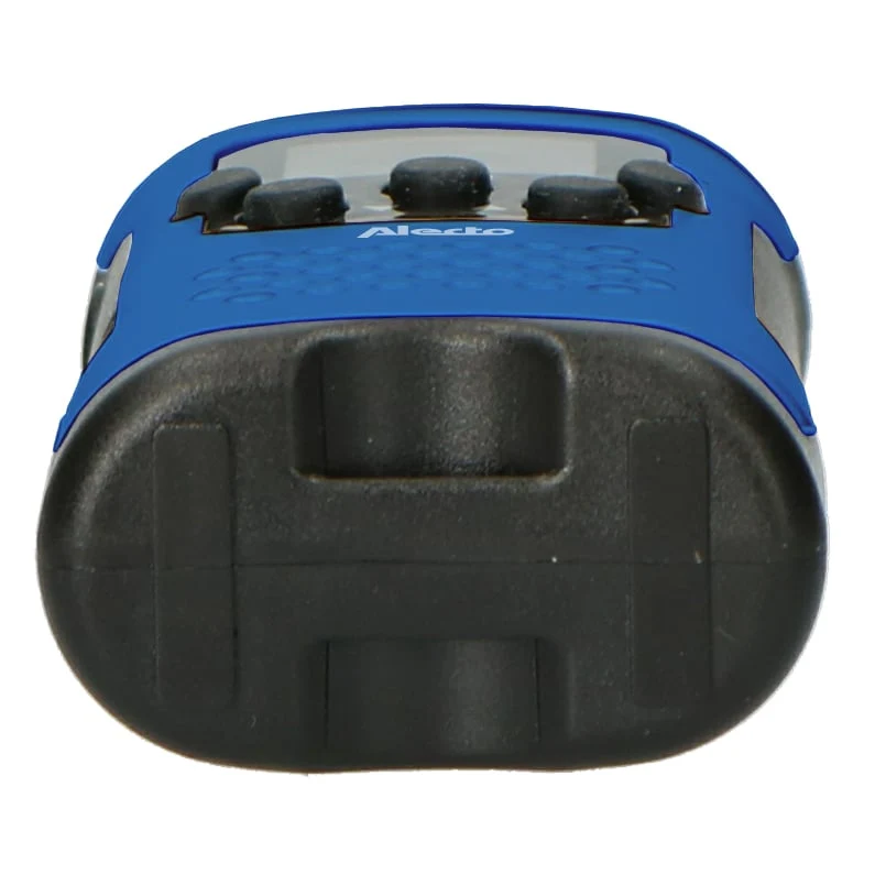 Alecto FR-115BW - Set mit zwei Walkie Talkies für Kinder, Reichweite von bis zu 7 Kilometern, Blau/Schwarz