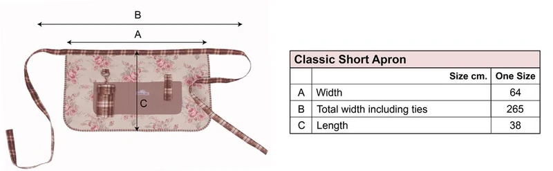 Apron short classic