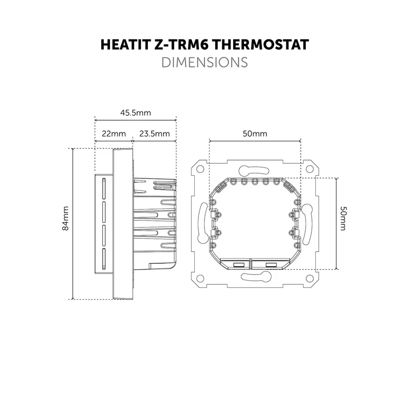 HeatIt Z-TRM6 Thermostat Z-Wave 800er Serie