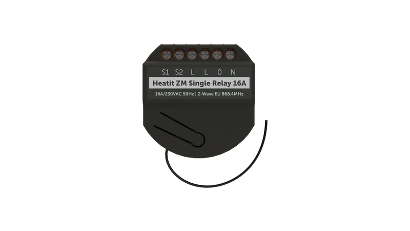 Heatit ZM Single Relay 16A Z-Wave 700er Serie