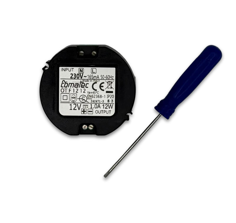 Wand Unterputz Netzteil 230V auf 12V 1A DC - Basis oder Kameras