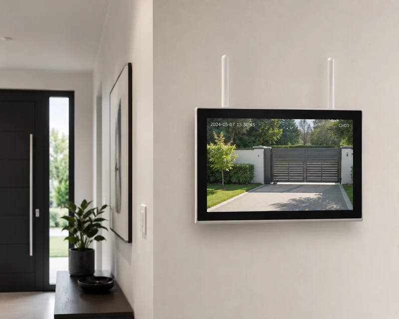 Funk NVR Rekorder Touch Monitor HD 10 Kanal