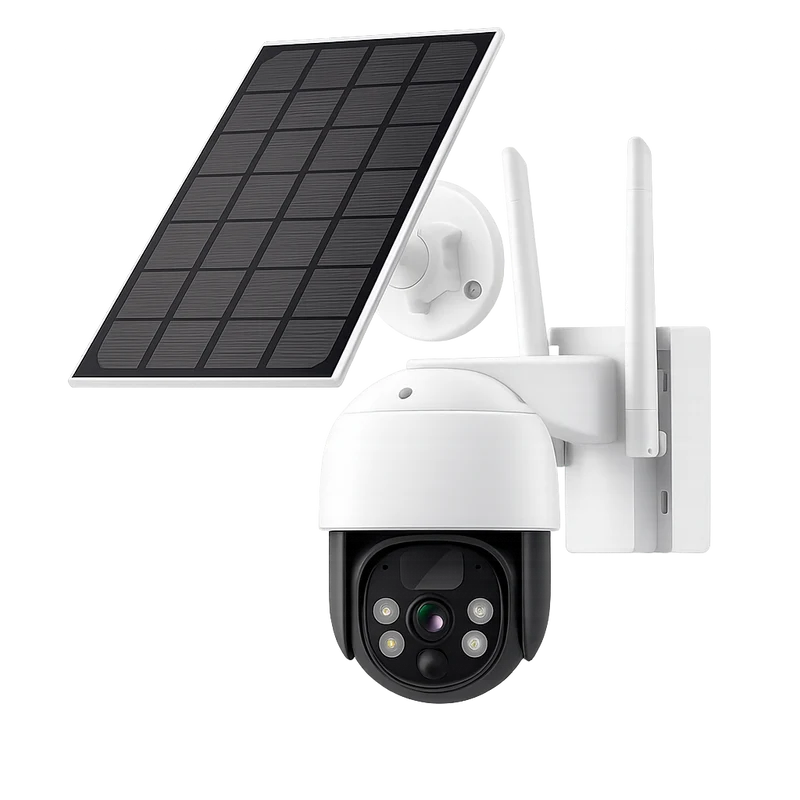 Solar 4MP Funk 360° Single Cam / WLAN Kamera kompatibel mit Video NVR Monitor