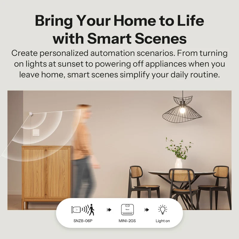 SONOFF MINI DUO 2-Fach Smart Switch (Matter over WiFi)