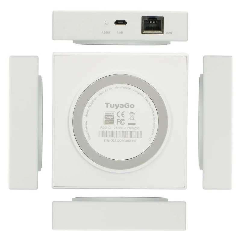 Alecto SMART-BRIDGE10 - Verbindungspunkt für Zigbee-Sensoren zum Netzwerk/Internet