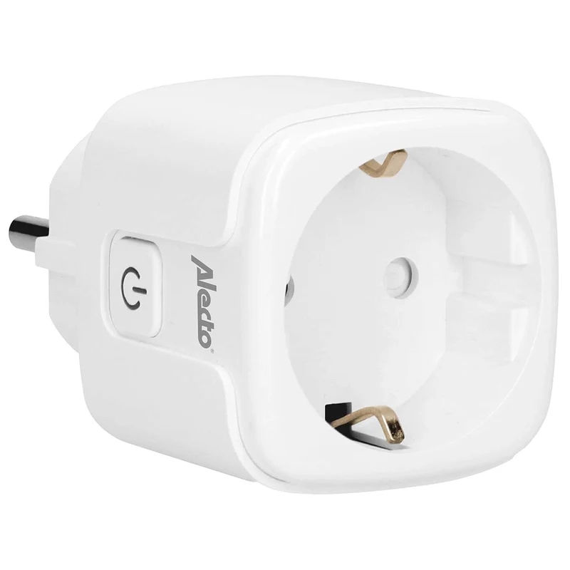 Alecto SMART-PLUG10 - Smarter WLAN-Zwischenstecker, 16 A, 3680 W