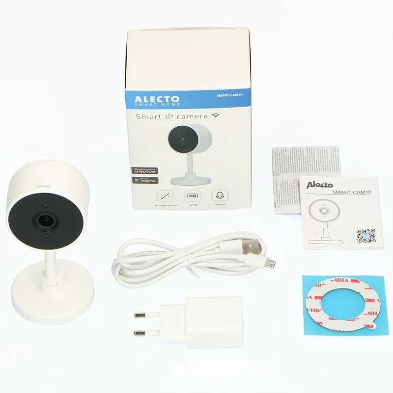 Alecto SMART-CAM10 - Smarte WLAN-Kamera, für Hausautomatisierung geeignete IP-Kamera