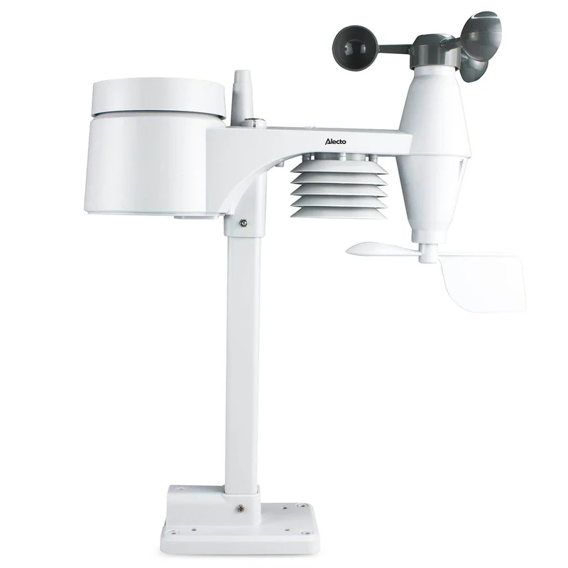 Alecto WS-4800 - Professionelle Wetterstation mit kabellosem Sensor - Weiß