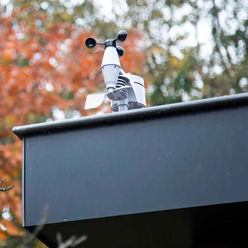 Alecto WS-4800 - Professionelle Wetterstation mit kabellosem Sensor - Weiß