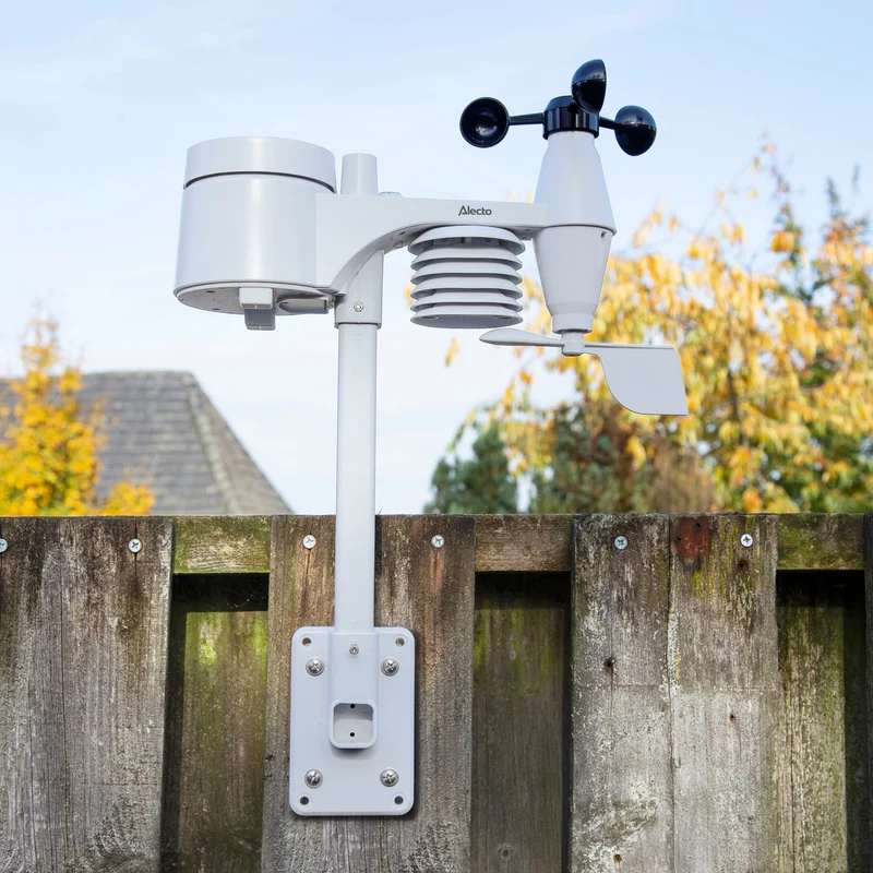 Alecto WS-4700 - Professionelle Wetterstation mit kabellosem Sensor - Schwarz