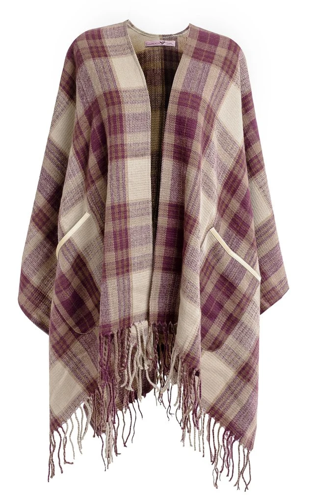 Garden Girl Knitted Poncho Classic