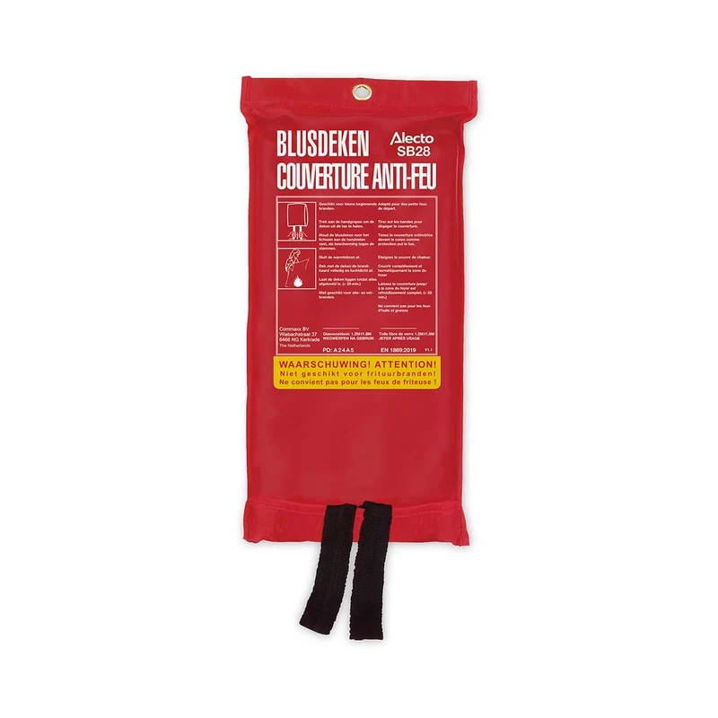 Alecto SB28 + AL-BS6 - Brandschutzsset - SB28 Löschdecke + AL-BS6 Schaumlöscher 6LSB