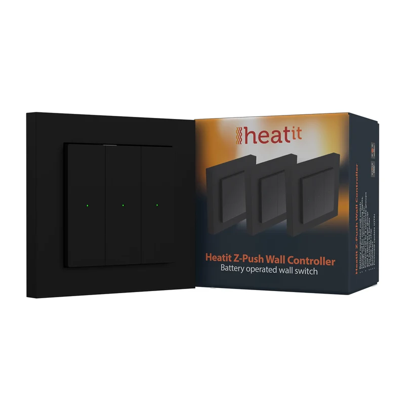 Heatit Z-Push Wall Controller Z-Wave 700er Serie